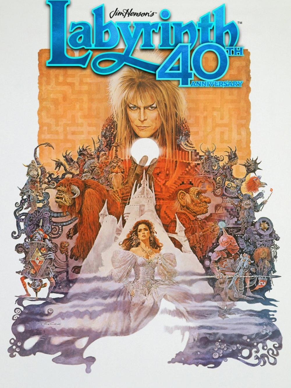 ISO Labyrinth 40th Anniversary Jim Henson Art Poster